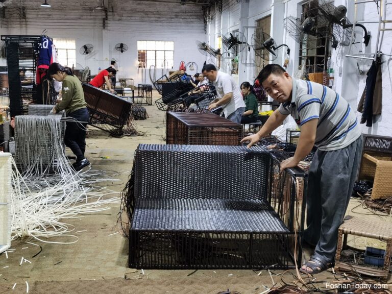 An Outdoor Furniture Factory in Foshan