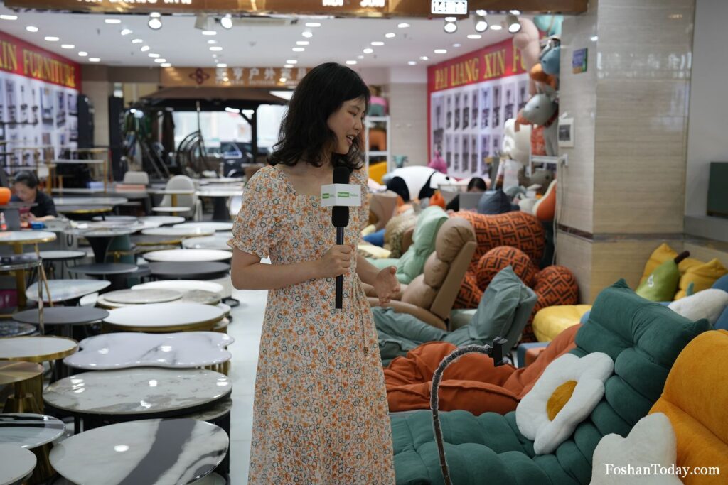 accent chair supplier in foshan furniture market