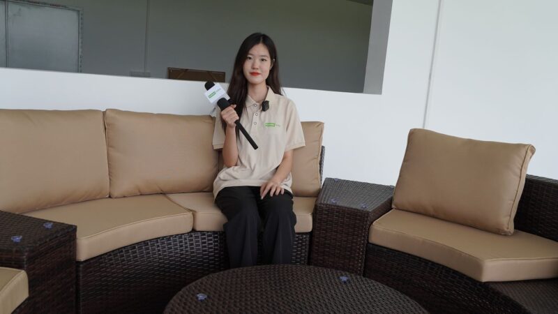 outdoor furniture showroom