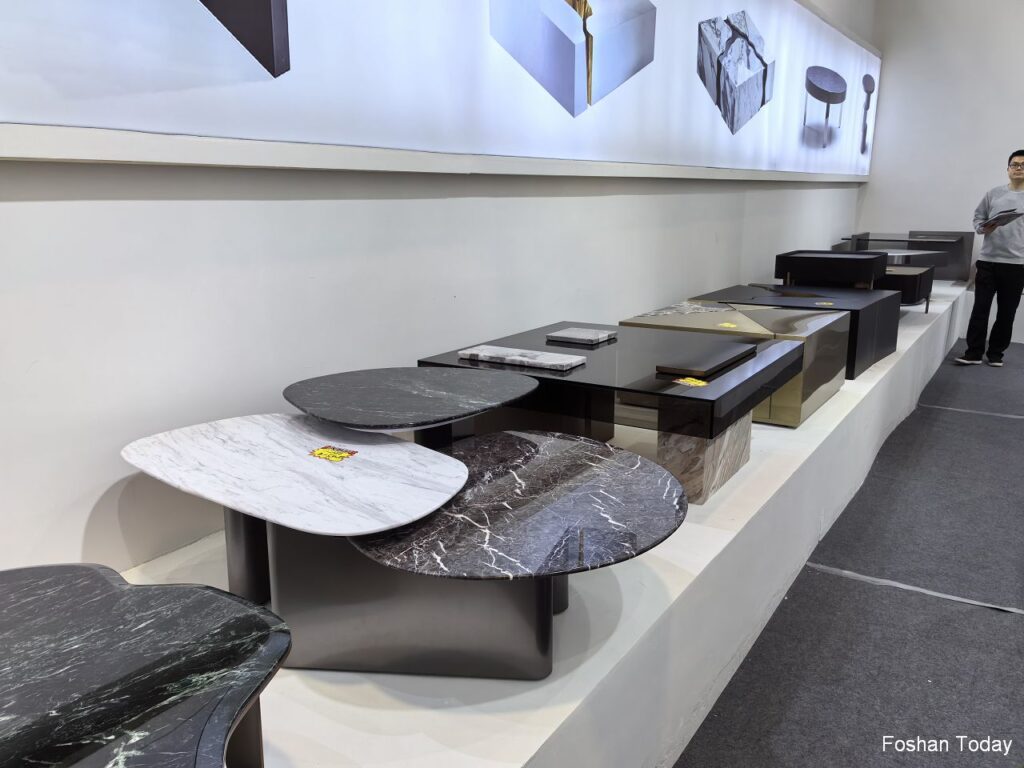 coffee table showroom at Dongguan Furniture Fair 2024